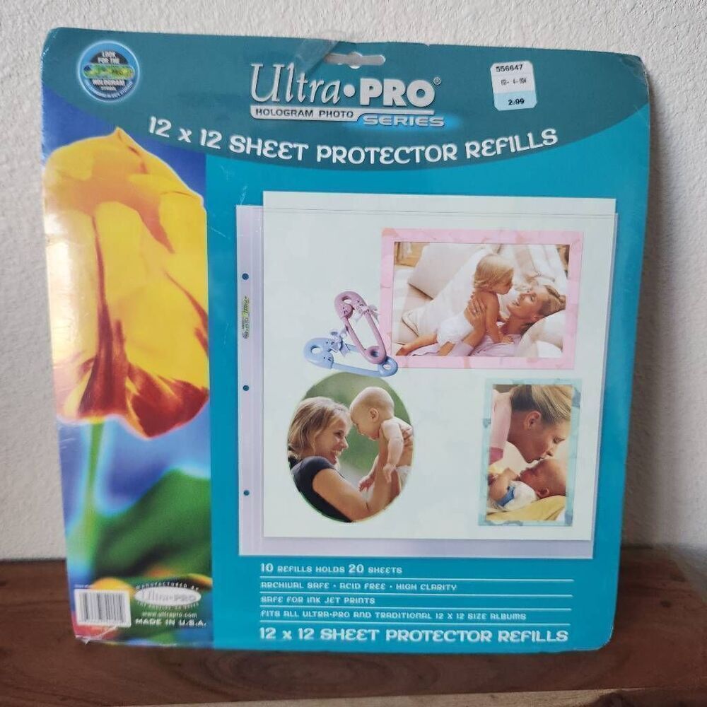 Ultra Pro 12x12 protector sheets refills